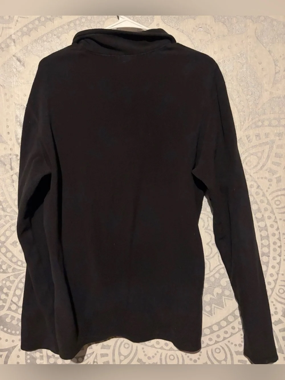 The North Face Polartec Classic Black 1/4 Zip Fleece Pullover |Men’s Size Medium